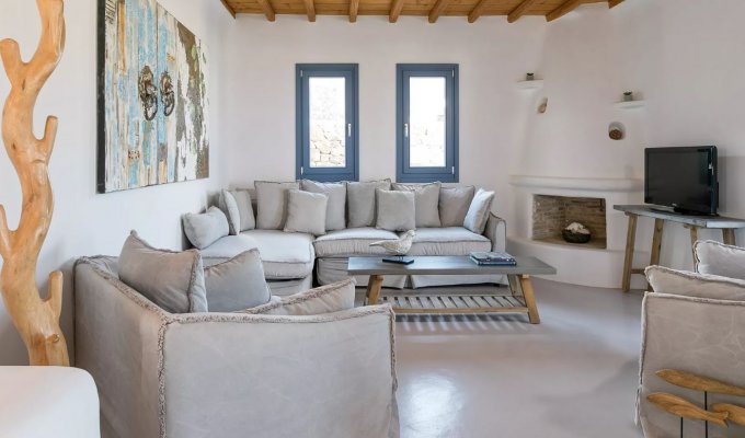 Greece Seaview Villa Vacation rentals Mykonos  private pool and close to the beach