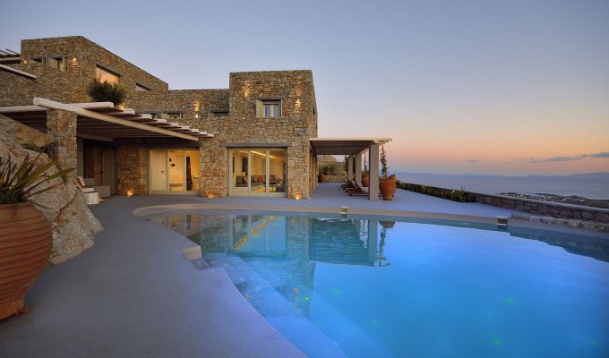 Greece Seaview Villa Vacation rentals Mykonos  private pool