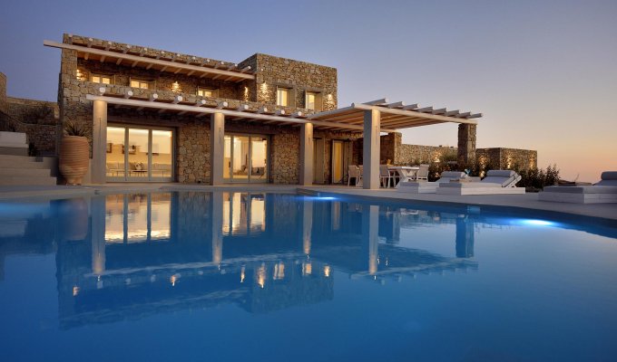 Greece Seaview Villa Vacation rentals Mykonos  private pool