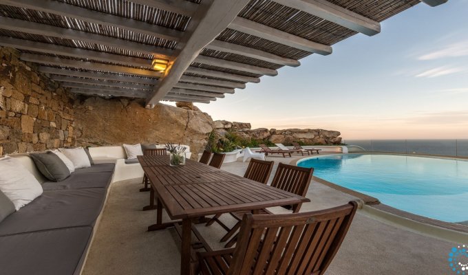 Greece seaview villa vacation rentals in Mykonos with private pool