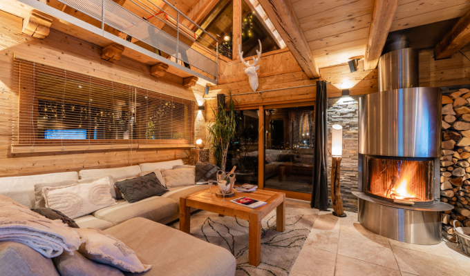 Serre Chevalier Luxury Chalet Rental at the foot of the slopes spa sauna concierge services