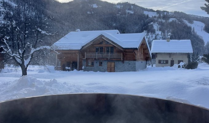 Serre Chevalier Luxury Chalet Rental Near slopes with spa