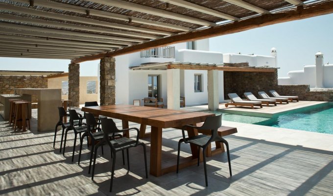 Greece seaview villa vacation rentals in Mykonos with private pool