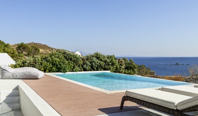 Greece Mykonos Seaview Villa Vacation rentals with private pool 