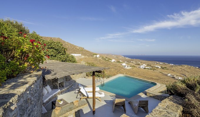 Greece Mykonos Seaview Villa Vacation rentals private pool 