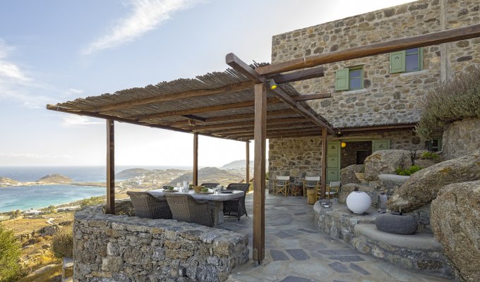 Greece Mykonos Seaview Villa Vacation rentals private pool 