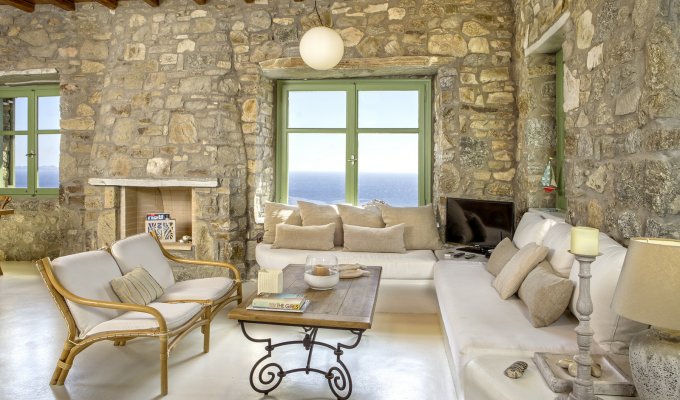 Greece Mykonos Seaview Villa Vacation rentals private pool 