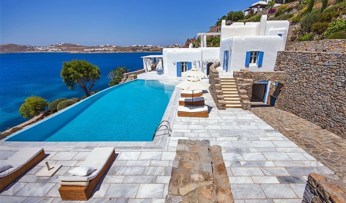 Greece Mykonos Seaview Villa Vacation rentals private pool 