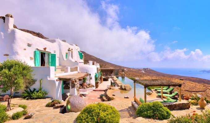 Greece Mykonos Seaview Villa Vacation rentals private pool 