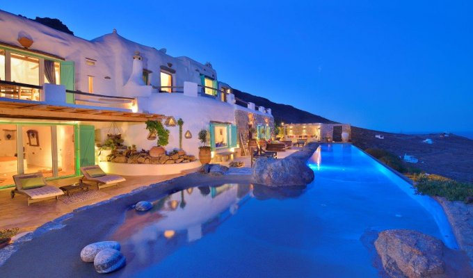 Greece Mykonos Seaview Villa Vacation rentals private pool 