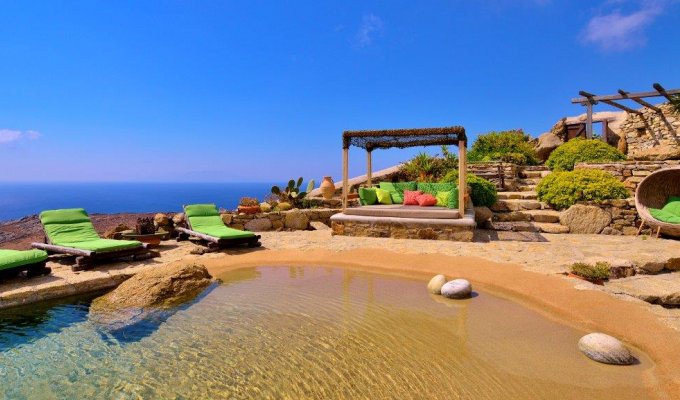 Greece Mykonos Seaview Villa Vacation rentals private pool 