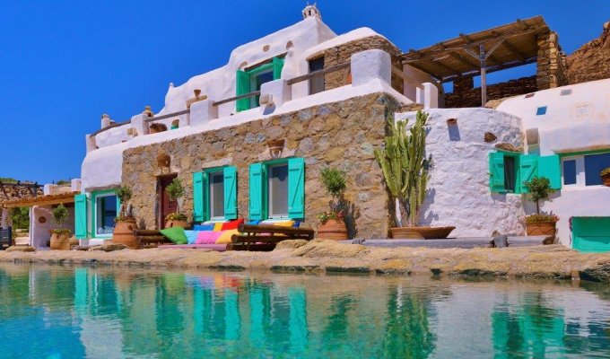 Greece Mykonos Seaview Villa Vacation rentals private pool 