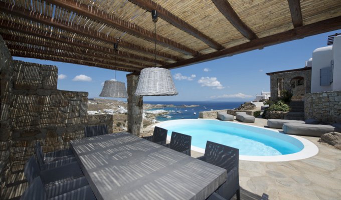 Greece Mykonos Seaview Luxury Villa Vacation rentals with private pool