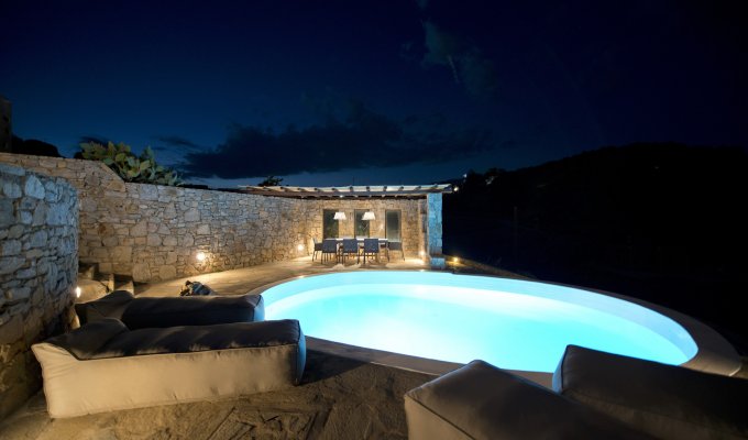 Greece Mykonos Seaview Luxury Villa Vacation rentals with private pool