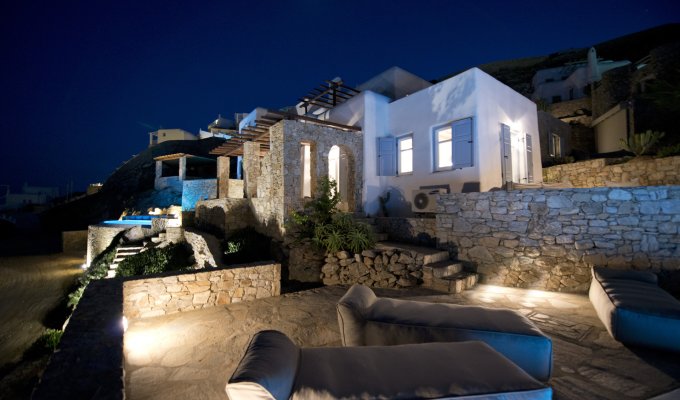 Greece Mykonos Seaview Luxury Villa Vacation rentals with private pool