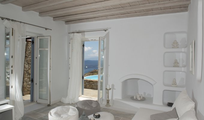 Greece Mykonos Seaview Luxury Villa Vacation rentals with private pool