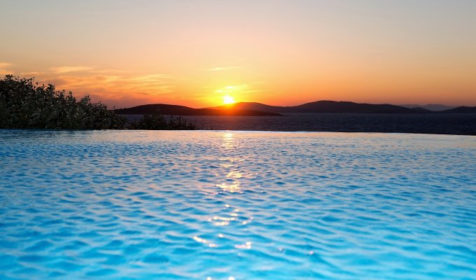 Greece Mykonos Seaview Luxury Villa Vacation rentals with private pool