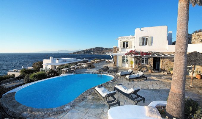 Greece Mykonos Seaview Luxury Villa Vacation rentals with private pool