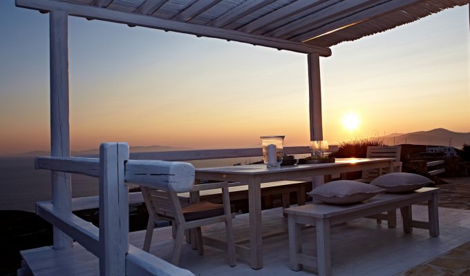 Greece Mykonos Seaview Luxury Villa Vacation rentals with private pool