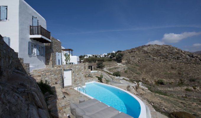 Greece Mykonos Luxury Seaview Villa Vacation rentals with private pool