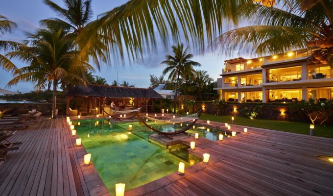 Mauritius beachfront Penthouse 4  BR Grand Bay Cap Malheureux 