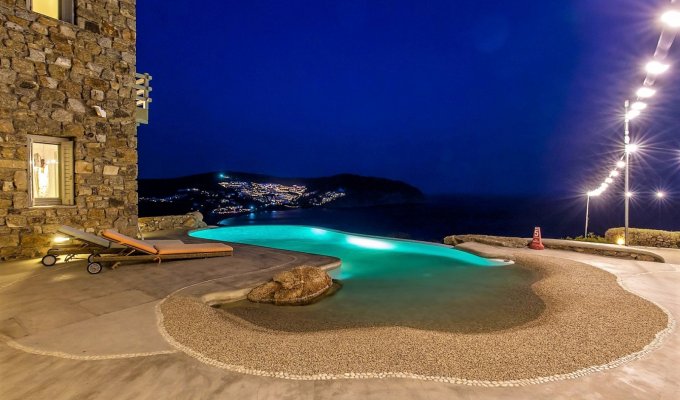 Greece Mykonos Luxury Seaview Villa Vacation rentals with private pool