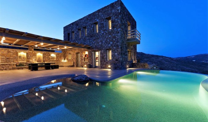 Greece Mykonos Luxury Seaview Villa Vacation rentals with private pool