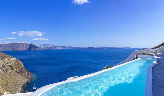 greek villa with private pool
