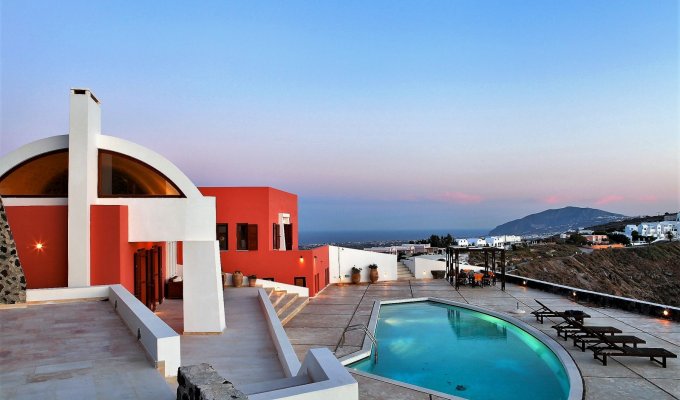 Greece Santorini Luxury Seaview Villa Vacation rentals with private pool