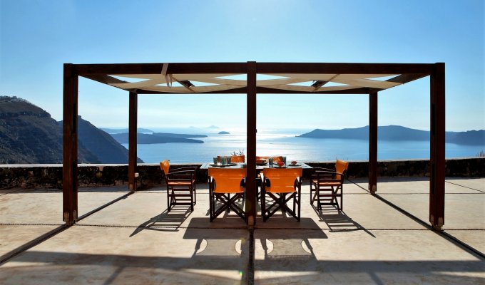 Greece Santorini Luxury Seaview Villa Vacation rentals with private pool