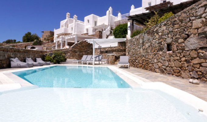 Greece Mykonos Seaview Luxury Villa Vacation rentals with private pool