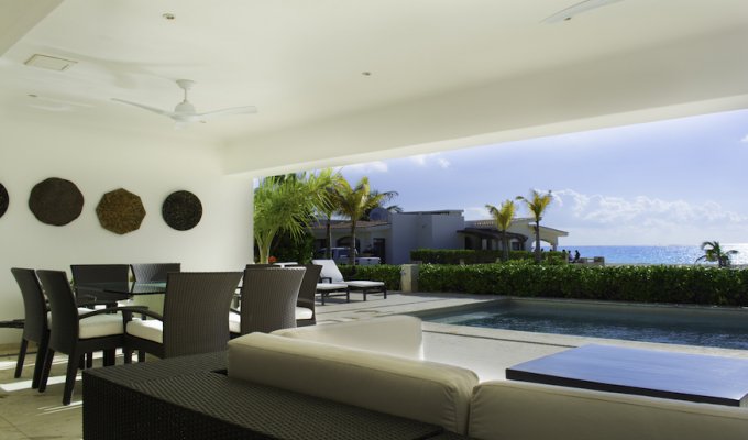 Mayan Riviera - Playa del Carmen Playacar beachfront villa vacation rentals with private pool and staff