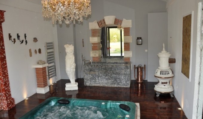 Camargue villa rental Cote de Provence with swimming pool and spa