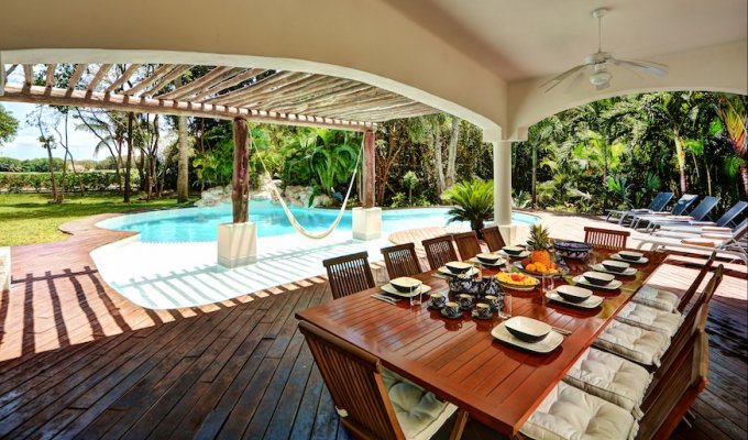 Yucatan - Mayan Riviera - Playa del Carmen Luxury villa vacation rentals Located on Golf Course with private pool and staff - Playacar