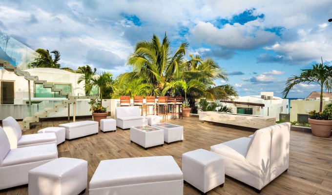 Yucatan - Mayan Riviera - Playa del Carmen seaview villa vacation rentals with private pool and staff - Playacar