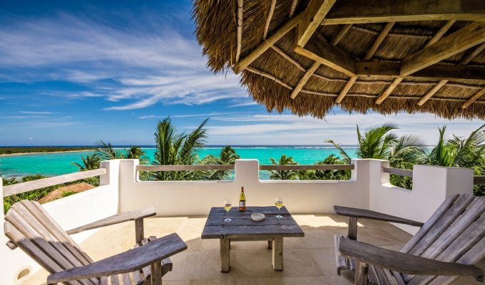 Yucatan - Mayan Riviera - Soliman Bay beachfront villa vacation rentals with private pool and staff