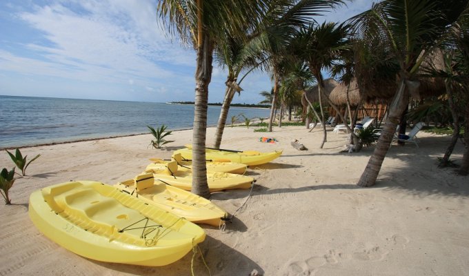 Yucatan - Mayan Riviera - Soliman Bay Luxury beachfront villa vacation rentals with private pool and staff