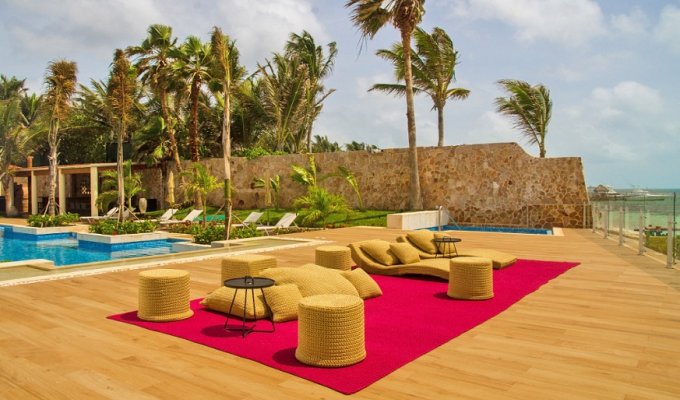 Yucatan - Mayan Riviera - Puerto Morelos Luxury beachfront villa vacation rentals with private pool and staff