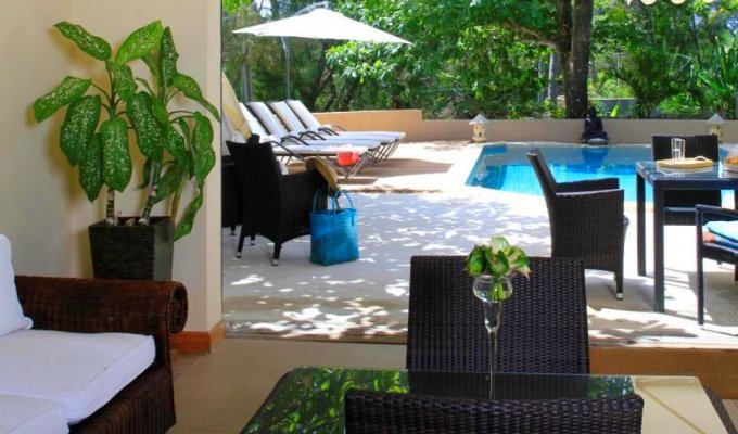 Beachfront Mauritius villa rentals in Poste Lafayette  Belle Mare with private pool 