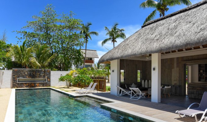 Mauritius Beachfront Apartment Rentals in Poste Lafayette with a splendid view of the ocean,East Coast