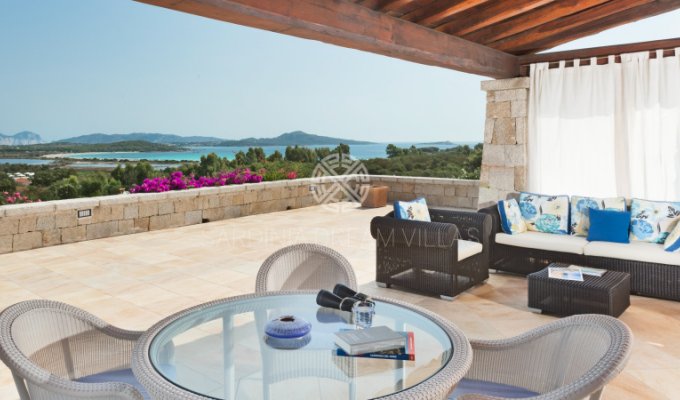 Sardinia Seaview Villa Vacation rental with private pool and Staff