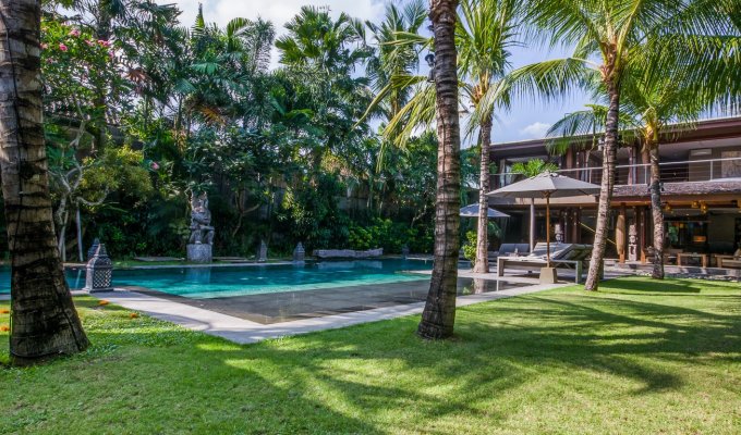 Seminyak Bali villa rental private pool from the beach with staff  