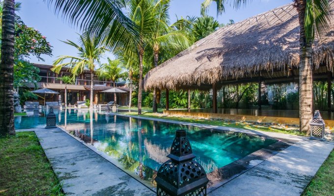 Seminyak Bali villa rental private pool from the beach with staff  