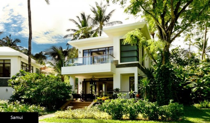 Thailand Vacation Rental Beachfront Villa Koh Samui SHA Plus+ with private pool and Staff