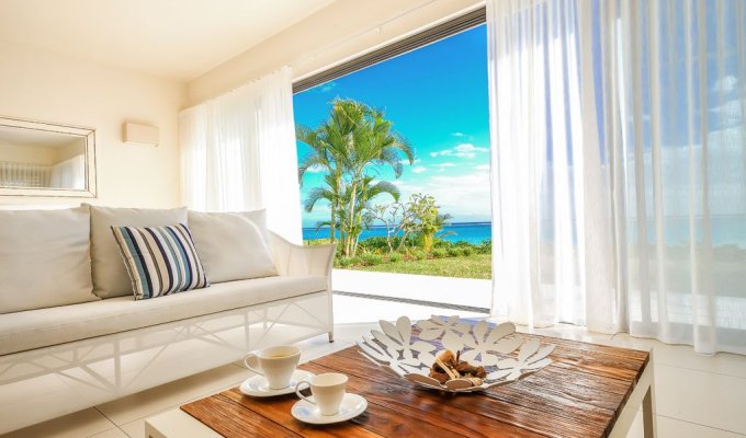 Flic en Flac Beachfront Apartment holiday rentals with mountain view and wifi,Mauritius