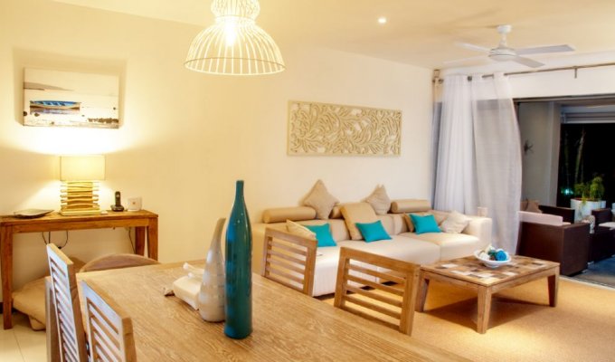 Tamarin beachfront Apartment holiday rentals with communal pool and wifi,Mauritius