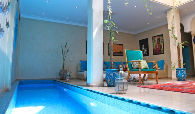 Marrakech villa vacation rentals with private pool in the heart of the palm grove