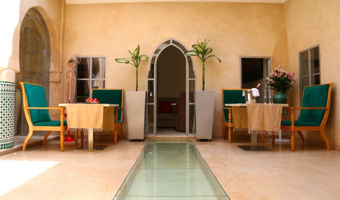 Marrakech villa vacation rentals with private pool in the heart of the palm grove