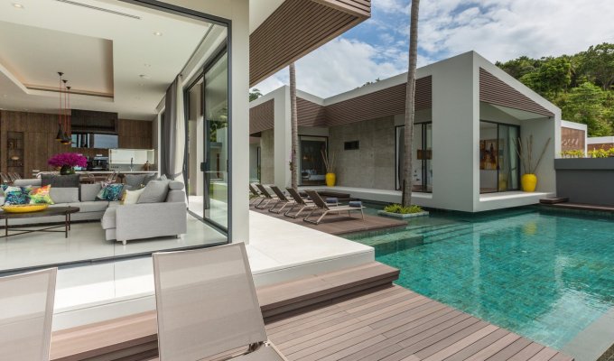 Thailand beachfront Villa Vacation Rentals in Koh Samui with private pool and Staff