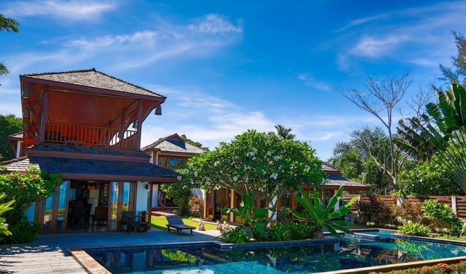 Thailand Beachfront Villa Vacation Rentals in Koh Samui with private pool and Staff